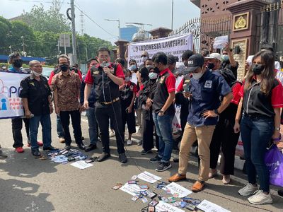 Foto-foto Aksi Stop Kriminalisasi Pers