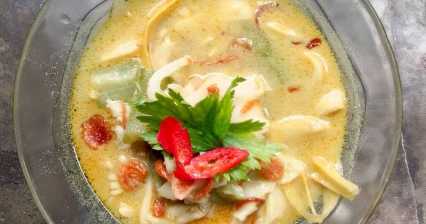 Jamur tiram kuah santan/ Foto: Instagram.com/dapurkreasi.id