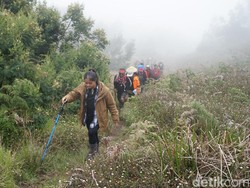 Dihantam Badai, Puluhan Pendaki Gunung Prau Diselamatkan Tim SAR