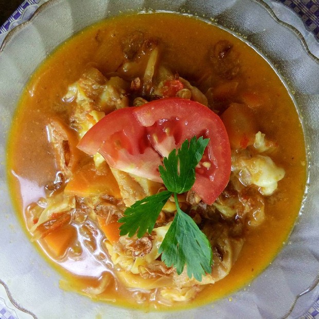 Tongseng jamur tiram/ Foto: Instagram.com/noveliamay1778