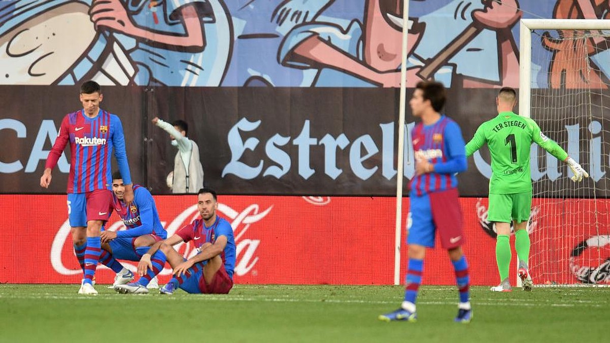 Barcelona membuang keunggulan tiga gol dan diimbangi Celta Vigo 3-3 di lanjutan LaLiga (Foto: Getty Images/Juan Manuel Serrano Arce)