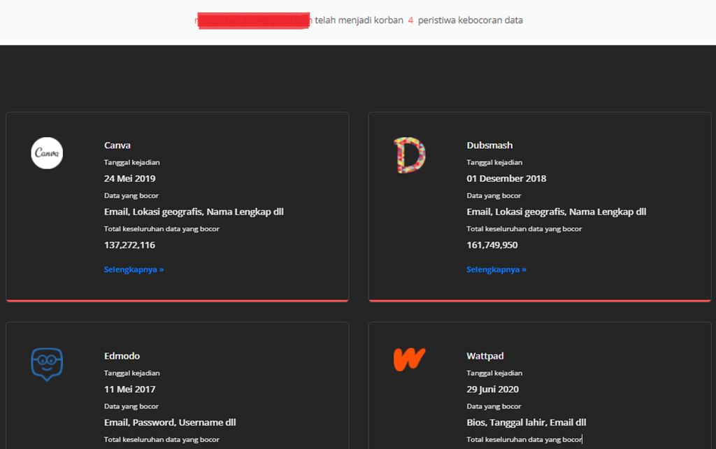 Cara Periksa Kebocoran Data