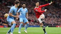 Ronaldo cuma bikin satu shots on target sepanjang 90 menit (Getty Images/Clive Brunskill)