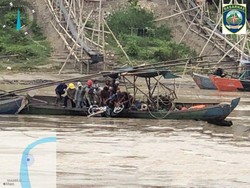Pencarian Hari ke-6, Sebuah Motor Milik Korban Perahu Tambang Ditemukan