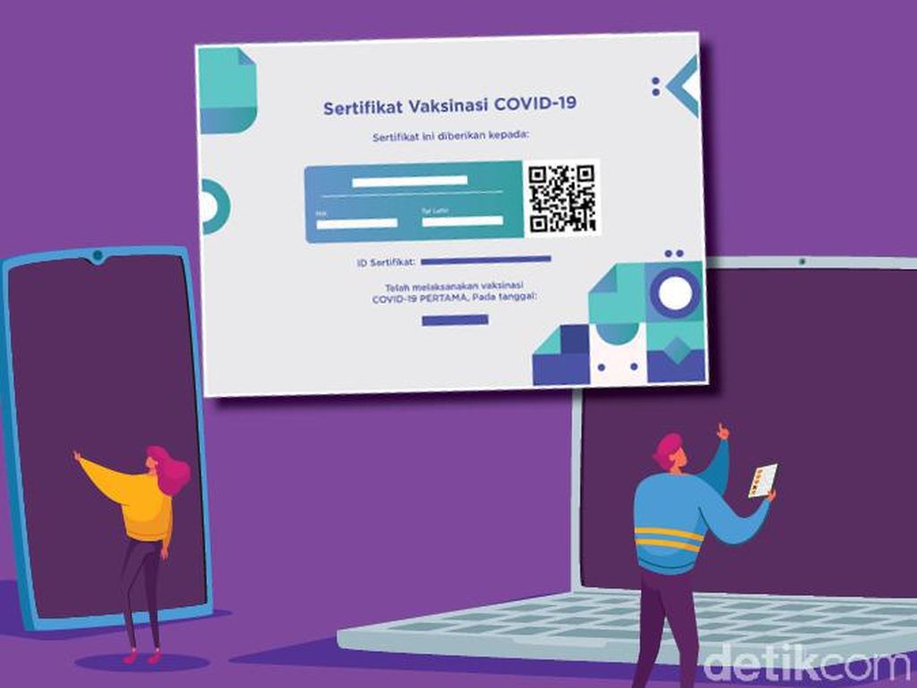 Cara Unduh Sertifikat Vaksin Pertama, Cek di Sini! Cara Unduh Sertifikat Vaksin Pertama, Cek di Sini!