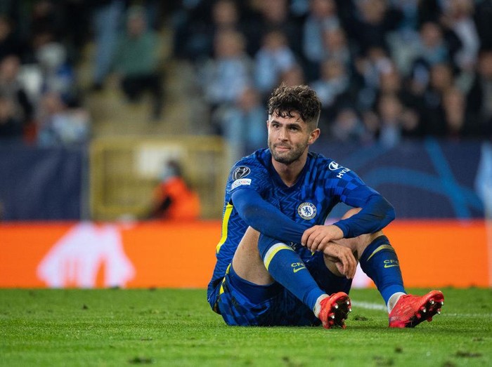 MALMO, SWEDEN - NOVEMBER 02: Christian Pulisic of Chelsea during the UEFA Champions League group H match between Malmo FF and Chelsea FC at Eleda Stadium on November 2, 2021 in Malmo, Sweden. (Photo by David Lidstrom/Getty Images)