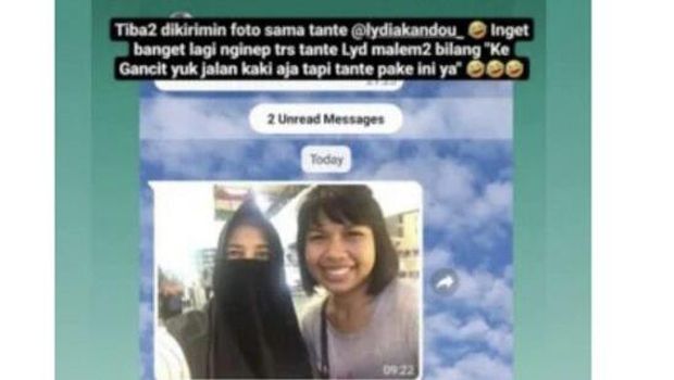 Lydia Kandou bercadar