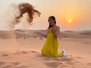 Lyodra Ginting Main di Gurun Dubai hingga Nyanyi di Panggung Megah Lyodra Ginting Main di Gurun Dubai hingga Nyanyi di Panggung Megah