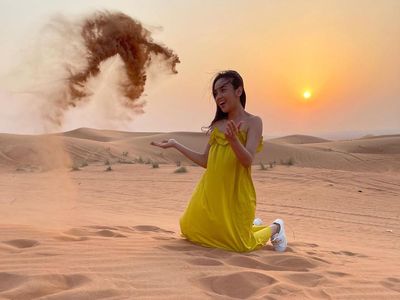 Lyodra Ginting Main di Gurun Dubai hingga Nyanyi di Panggung Megah