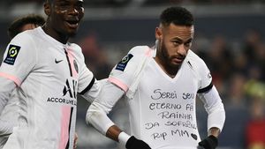 Selebrasi Bela Sungkawa Neymar dan Raphinha