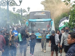 PSS Sleman Disambut Meriah Suporternya