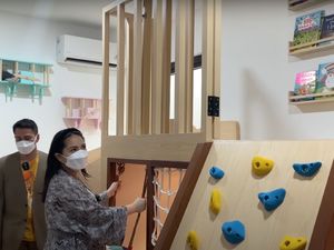 7 Potret Arena Bermain Eksklusif di Rumah Mewah Syahnaz Sadiqah, Bak di Mal