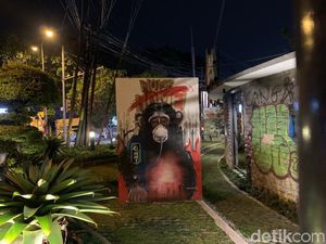 Potret Taman Corat-Coret nan Epik di Bogor