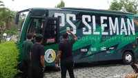 Dirut PT PSS Andy Wardhana Putra ditemui di Pendopo Rumah Dinas Bupati Sleman, Senin (8/11/2021) mengatakan, takjub dengan sambutan meriah dari para suporter.