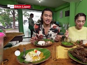 Bikin Laper! Mike Ethan Kepincut Nasi Gudeg dan Nasi Liwet Solo yang Sedap