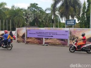 Ada Pembangunan, Pengunjung Candi Borobudur Sementara Masuk Lewat Pintu 3
