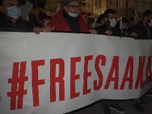 Eks Presiden Georgia Ditahan, Ribuan Warga Gelar Aksi Tuntut Pembebasan