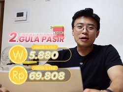 YouTuber Ini Ungkap Biaya Hidup di Korea Berdasarkan Harga Sembako