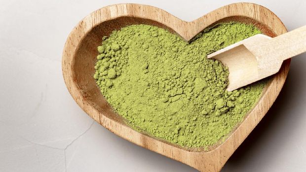 ilustrasi masker green tea