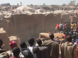 Penampakan Tambang Emas di Niger Runtuh, 18 Pekerja Tewas
