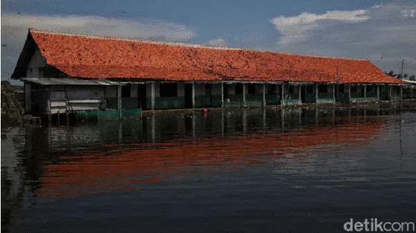 Potret Muram Sekolah di Kabupaten Bekasi yang Terdampak Banjir Rob