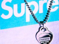 supreme earrings tiffany