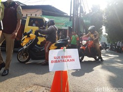 Uji Emisi di Bengkel DLH DKI Hari Ini Ditiadakan, Sejumlah Pemotor Kecewa