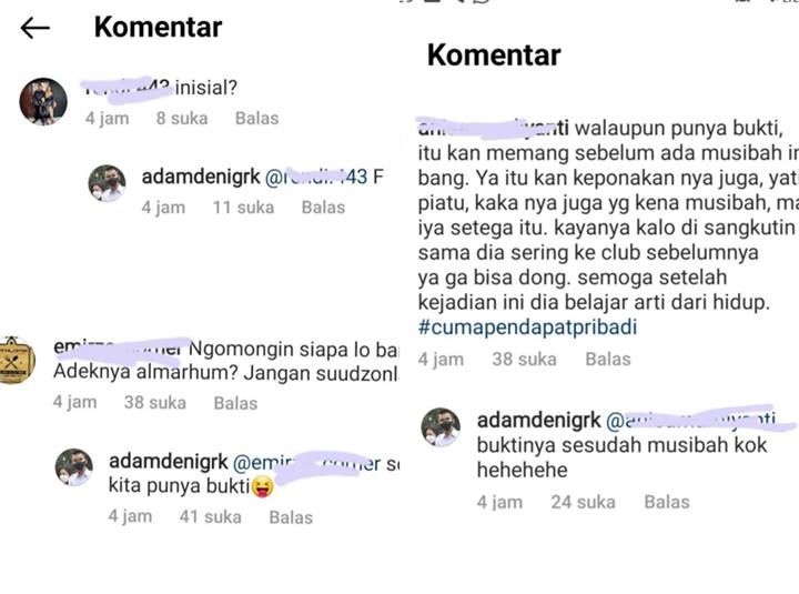 Unggahan Adam Deni