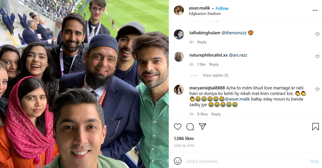 Malala Yousafzai dan Asser Malik