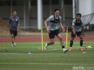 Mengintip Latihan Pertama Elkan Baggott Bareng Timnas Indonesia