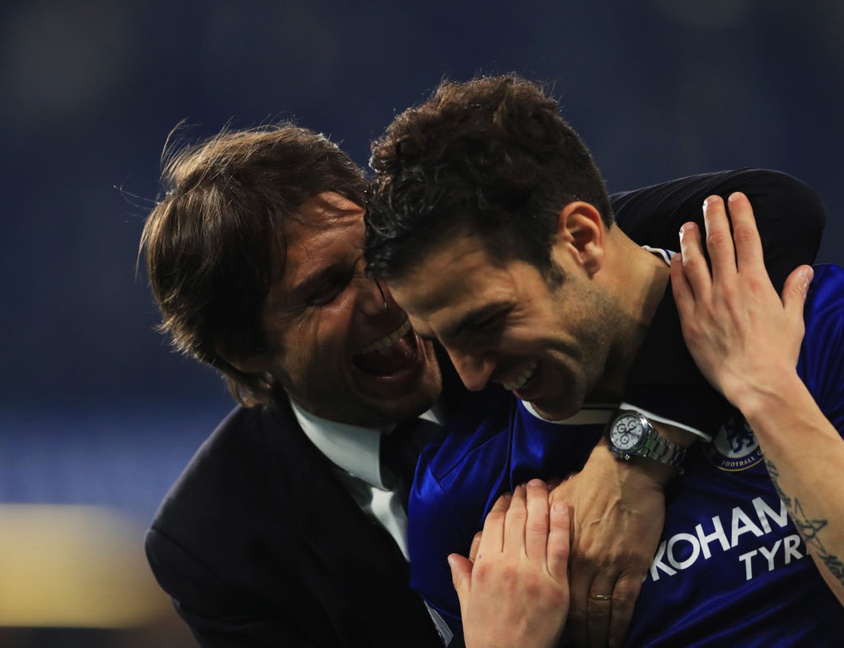 Fabregas Tidak Suka Lihat Conte ke Tottenham (Getty Images)