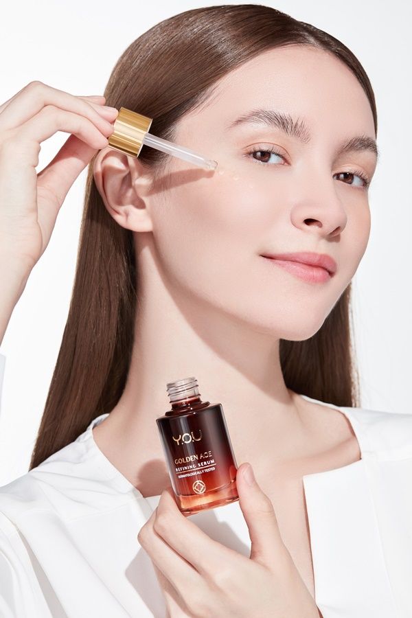 Ilustrasi cara pakai serum