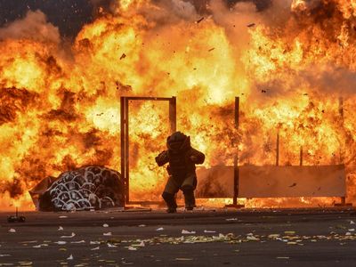 Duar! Ledakan Bom Warnai Simulasi Pengamanan Jelang WSBK di Mandalika