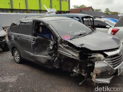 Tabrakan Beruntun di Jalan Nasional Ciamis, 3 Mobil Rusak Parah