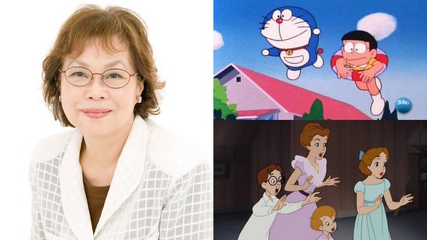 Yoshiko Ohta, pengisi suara Nobita.