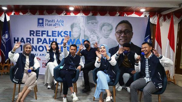 Momen Anak Muda Hadiri Refleksi Hari Pahlawan PAN