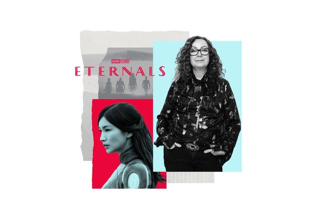 Sammy Sheldon Differ dan 'Sersi' Gemma Chan/ Foto: JAY MAIDMENT/MARVEL via Elitedaily.com Sammy Sheldon Differ dan 'Sersi' Gemma Chan