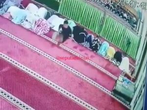 Viral Pria Curi Tas Jemaah Wanita di Masjid Agung Binjai, Polisi Buru Pelaku