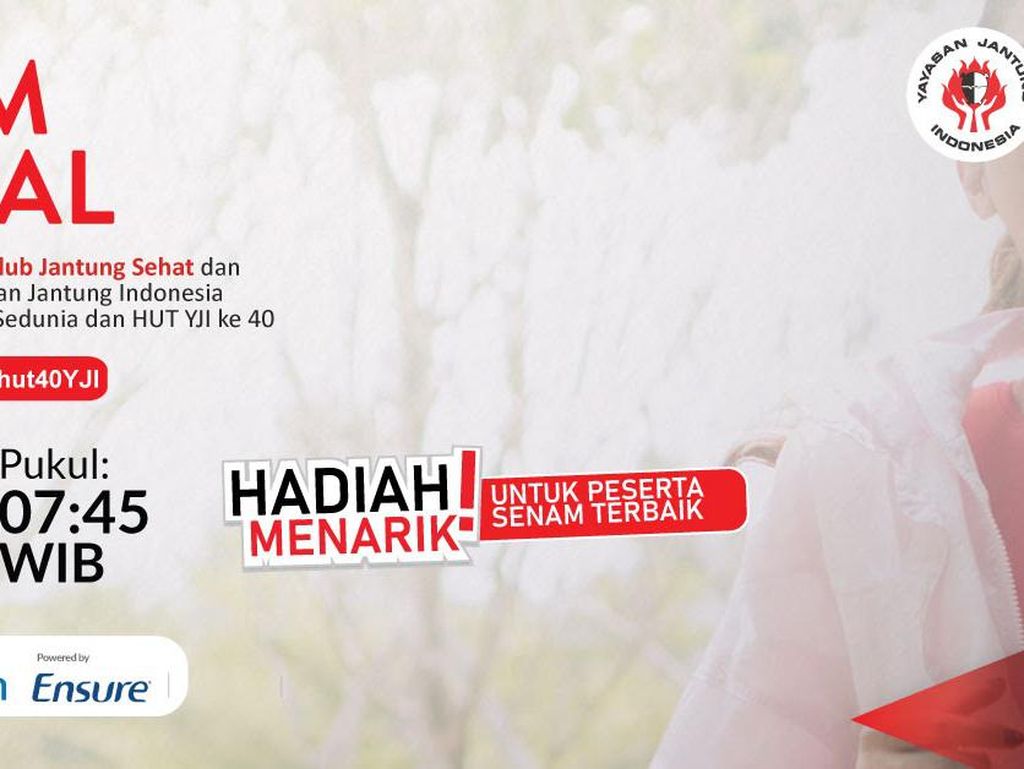 Ikut Senam Virtual Bareng YJI Bisa Dapat Hadiah Menarik, Ini Caranya Ikut Senam Virtual Bareng YJI Bisa Dapat Hadiah Menarik, Ini Caranya