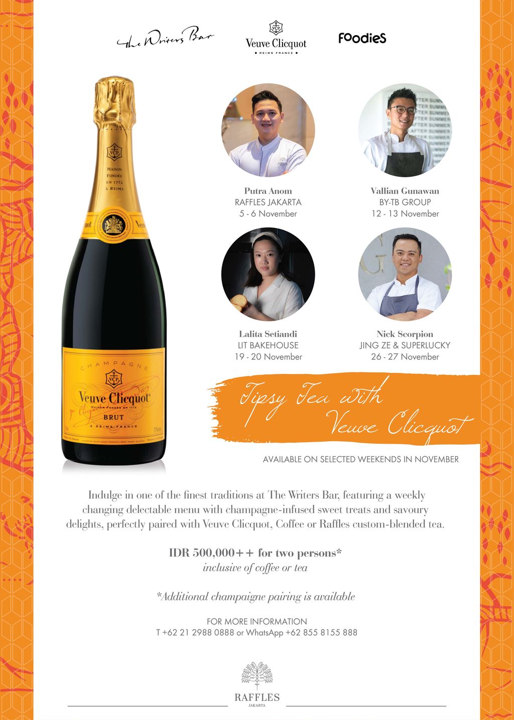 Tipsy Tea The Writers Bar