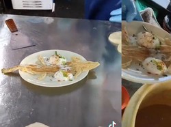 Totalitas! Penjual Ini Buat Roti Cane Bentuk Biawak Bertelur Pesanan Pembeli