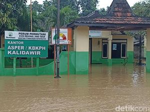 Banjir Rendam Permukiman dan Lahan Pertanian di Tulungagung Banjir Rendam Permukiman dan Lahan Pertanian di Tulungagung