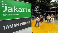 Dibuka, Taman Puring Ramai Lagi