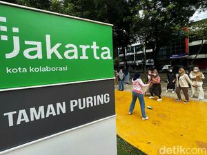 Dibuka, Taman Puring Ramai Lagi