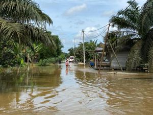 Hujan Deras-Sungai Meluap, 2 Desa di Riau Terendam Banjir hingga 1 Meter