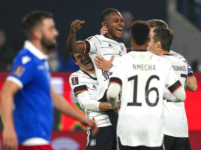 Jerman tampil spektakuler saat melawan Liechteinstein di lanjutan Kualifikasi Piala Dunia 2022. Die Mannschaft menang dengan begitu telak, yakni 9-0.
