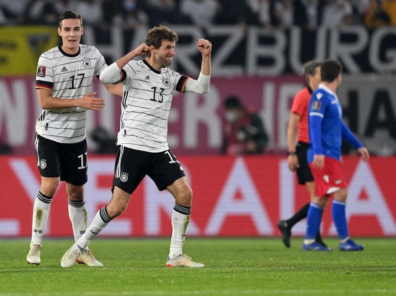 Jerman tampil spektakuler saat melawan Liechteinstein di lanjutan Kualifikasi Piala Dunia 2022. Die Mannschaft menang dengan begitu telak, yakni 9-0.