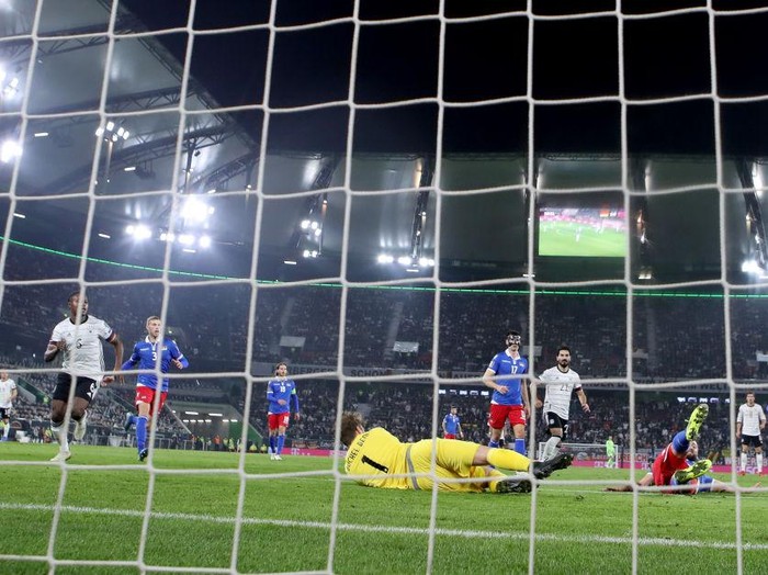 Jerman tampil spektakuler saat melawan Liechteinstein di lanjutan Kualifikasi Piala Dunia 2022. Die Mannschaft menang dengan begitu telak, yakni 9-0.