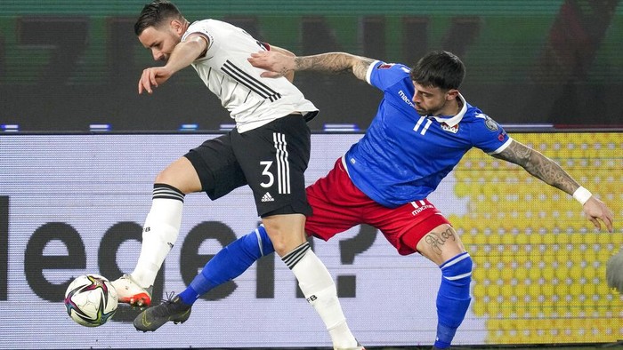 Jerman tampil spektakuler saat melawan Liechteinstein di lanjutan Kualifikasi Piala Dunia 2022. Die Mannschaft menang dengan begitu telak, yakni 9-0.