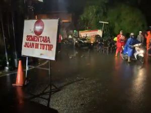 Kemang Utara Jaksel Banjir, Puluhan Kendaraan Terpaksa Putar Balik